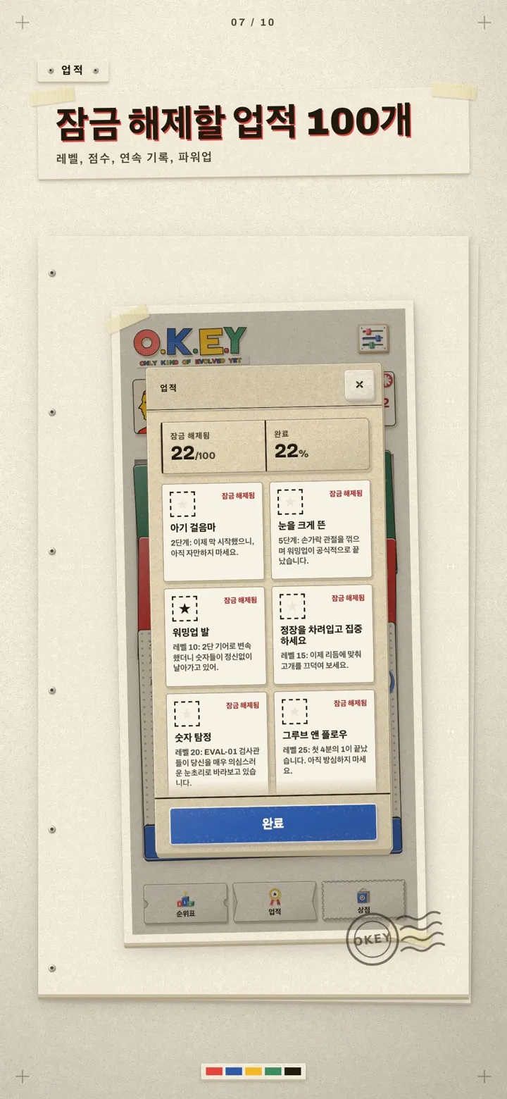 O.K.E.Y: OnlyKindOfEvolvedYet 7/10